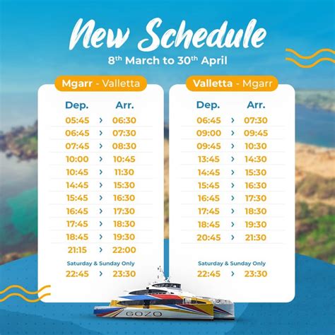 virtu gozo fast ferry schedule.